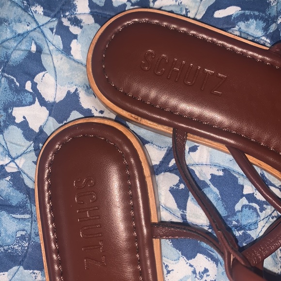 Schutz Lovi Flat Sandals - Picture 8 of 10